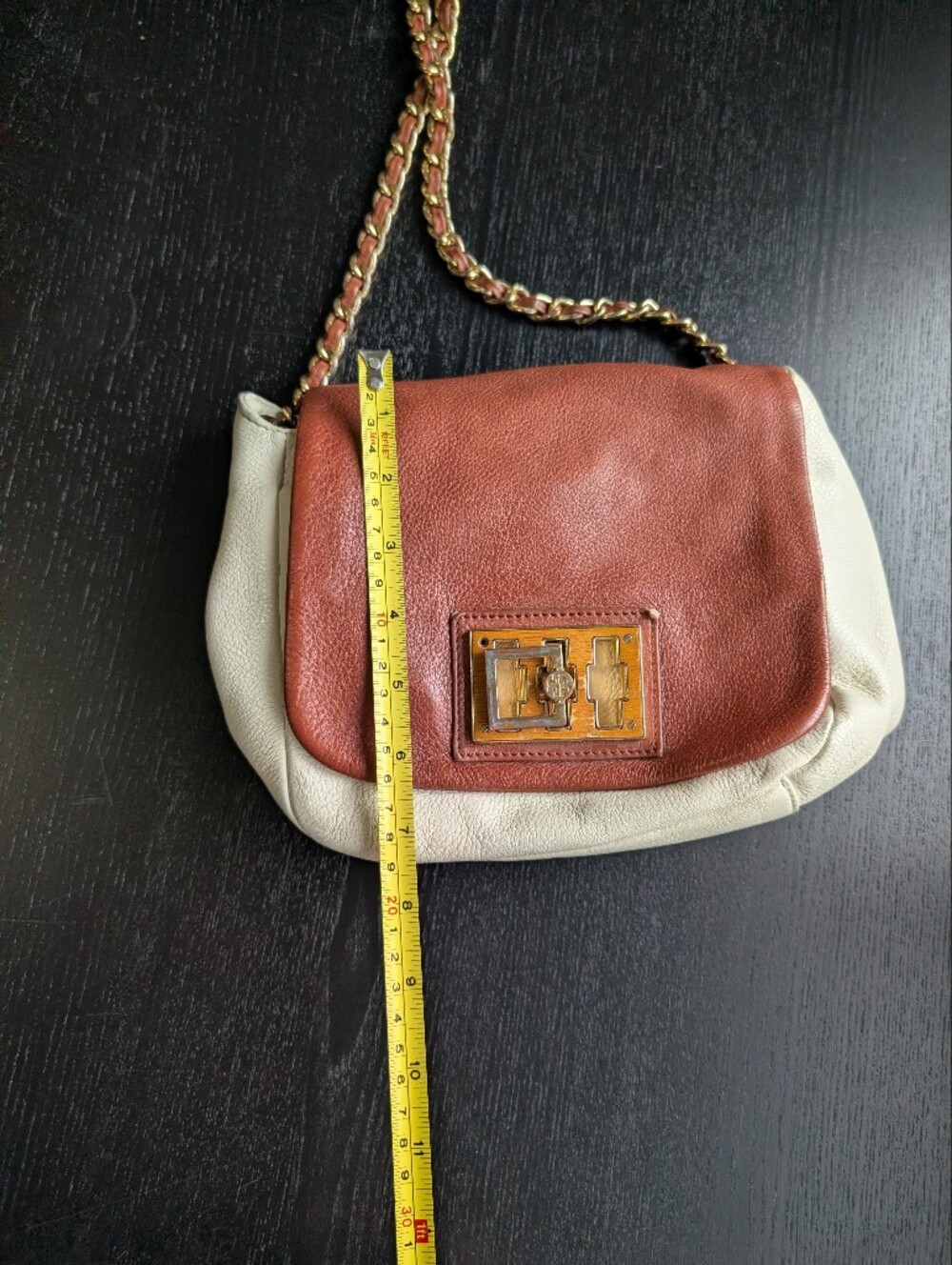 Tory Burch Turn-Lock 2-Way Chain Link Purse - Picture 11 of 12